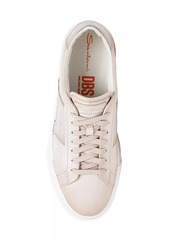 Santoni Double-Buckle Leather Sneakers