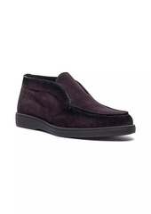 Santoni Dragon Shearling-Lined Chukkas