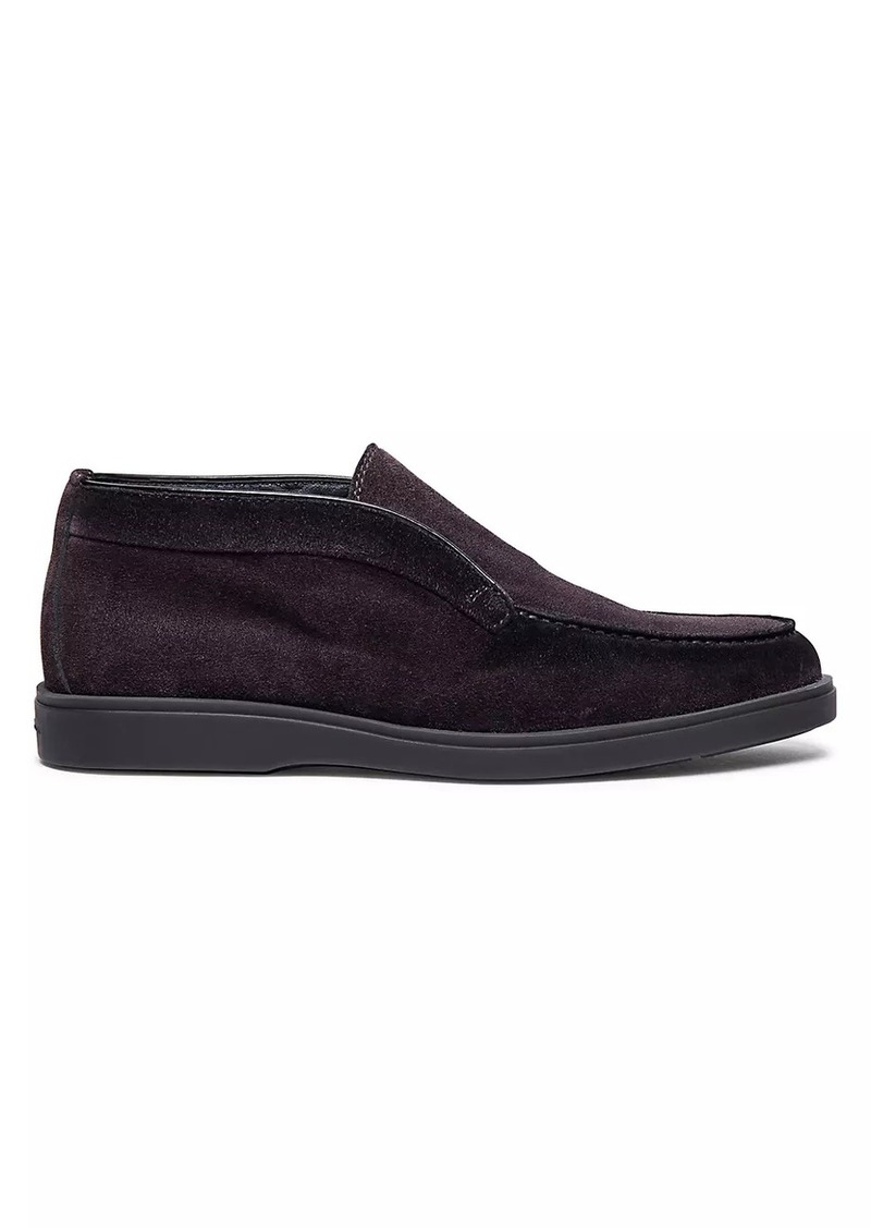 Santoni Dragon Shearling-Lined Chukkas