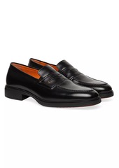 Santoni Easy Leather Penny Loafers