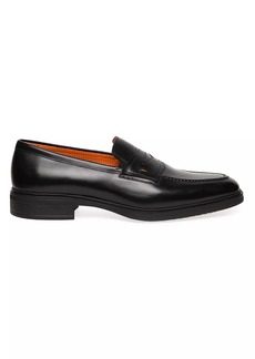 Santoni Easy Leather Penny Loafers