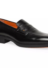 Santoni Easy Leather Penny Loafers