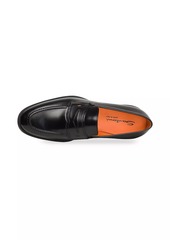 Santoni Easy Leather Penny Loafers