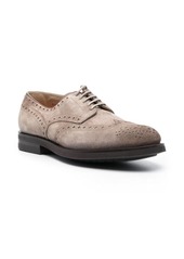 Santoni Emil perforated-detail leather brogues