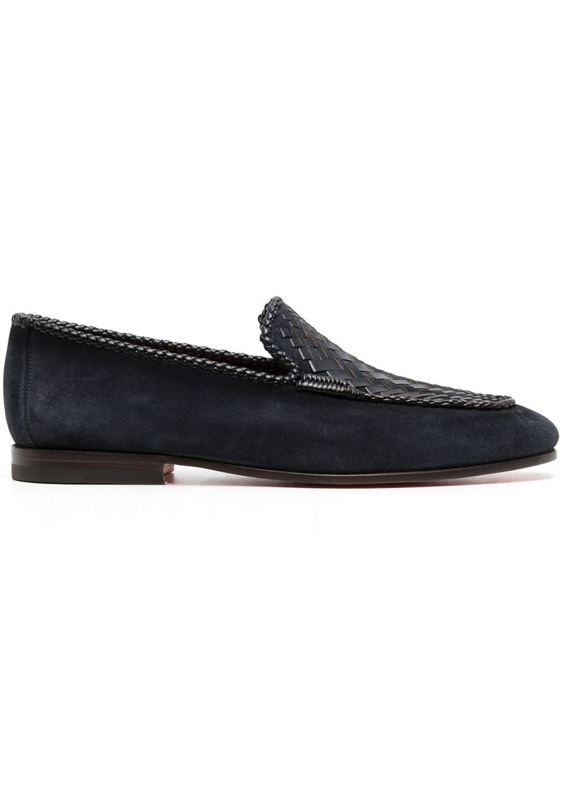 Santoni Gough interwoven-design loafers