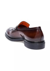 Santoni Leather Loafers