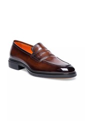 Santoni Leather Loafers