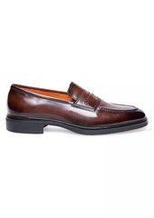 Santoni Leather Loafers