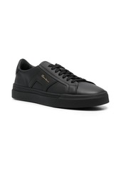 Santoni leather low-top sneakers