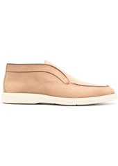 Santoni leather slip-on boots