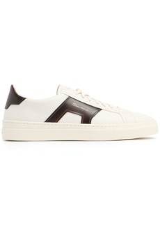 Santoni Low Top Leather Sneakers