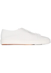 Santoni mid-top lace-up sneakers