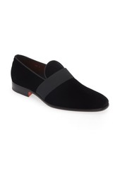 Santoni Isomer Velvet & Leather Slip-On Shoe
