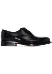 Santoni patent leather Oxford shoes