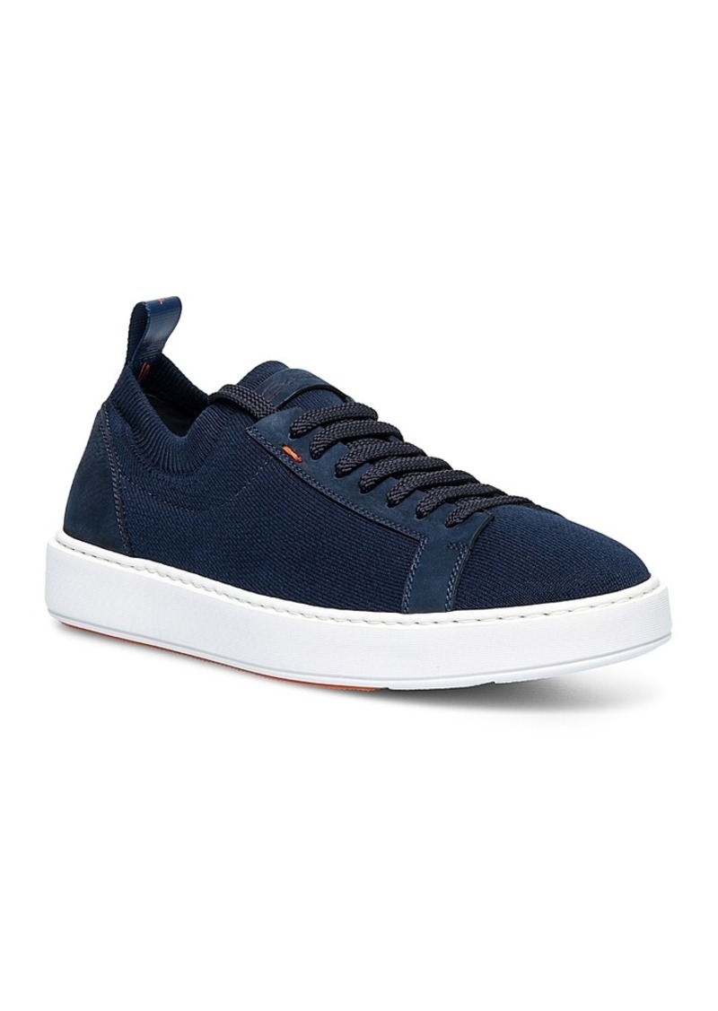 Santoni Men's Cleanic Stretch Lace Up Sneakers