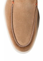 Santoni Slip-On Suede Loafers