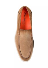 Santoni Slip-On Suede Loafers