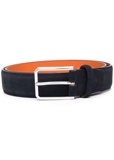 Santoni suede-leather belt