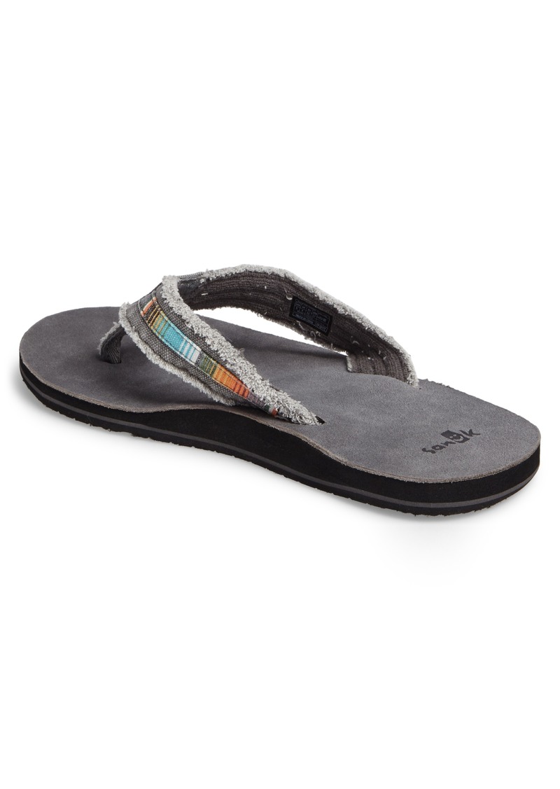 sanuk men's fraid so flip flop