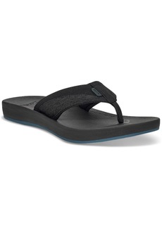 Sanuk Men's Cosmic Seas Slip-On Thong Sandals - Shadow