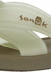 Sanuk Women's Beachwalker Slide Sandal desert sage  M US