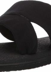 Sanuk Women's Yoga Mat Capri Sandal black  M US