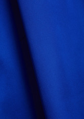 Sara Battaglia - Cape-effect satin gown - Blue - IT 44