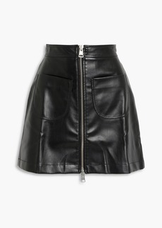 Sara Battaglia - Faux leather mini skirt - Black - IT 38