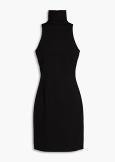 Sara Battaglia - Jersey turtleneck mini dress - Black - IT 38
