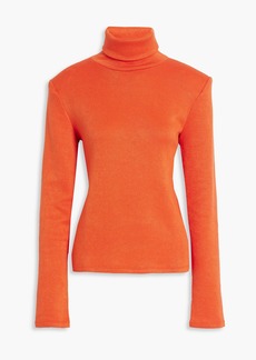 Sara Battaglia - Knitted turtleneck sweater - Orange - IT 40