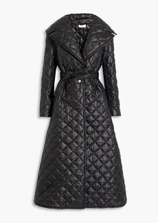 Sara Battaglia - Quilted shell coat - Black - IT 36