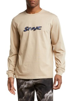 Saturdays NYC 3D Sync Long Sleeve Cotton Graphic Tee