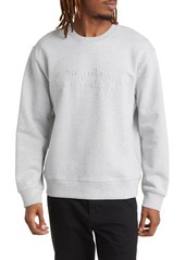 Saturdays NYC Bowery Miller Embroidered Crewneck Sweatshirt