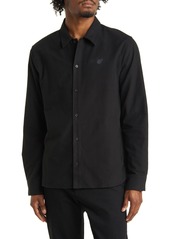 Saturdays NYC Broome Flannel Button-Up Shirt in Black at Nordstrom Rack