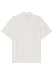 SATURDAYS NYC Canty Cotton Lace Shirt