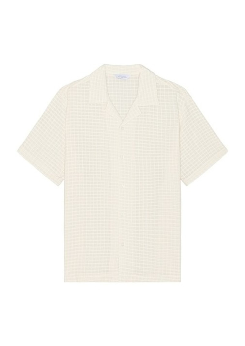 SATURDAYS NYC Canty Sheer Check Shirt