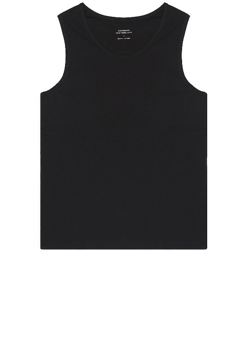 SATURDAYS NYC Cotton Rib Tank