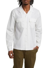 Saturdays NYC Macro Lyocell & Cotton Button-Up Shirt