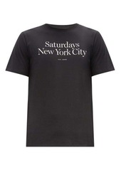 Saturdays NYC Miller logo-print cotton T-shirt