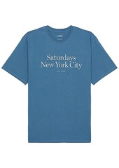 SATURDAYS NYC Miller Standard Short Sleeve Tee