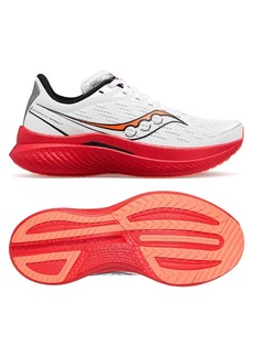 Saucony Men's Endorphin Speed 3 Running Shoes In White/black/red