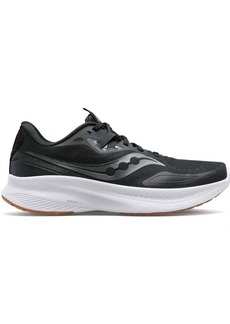 Saucony Men's Guide 15 Running Shoes - D/medium Width In Black/gum
