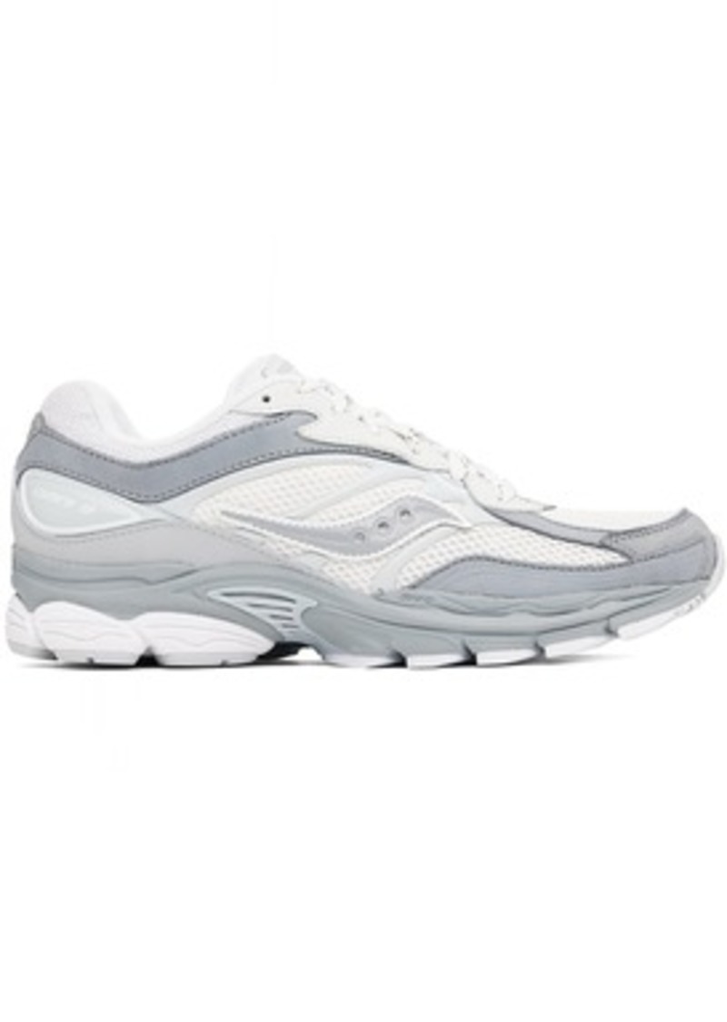 Saucony Gray & White Progrid Omni 9 Sneakers