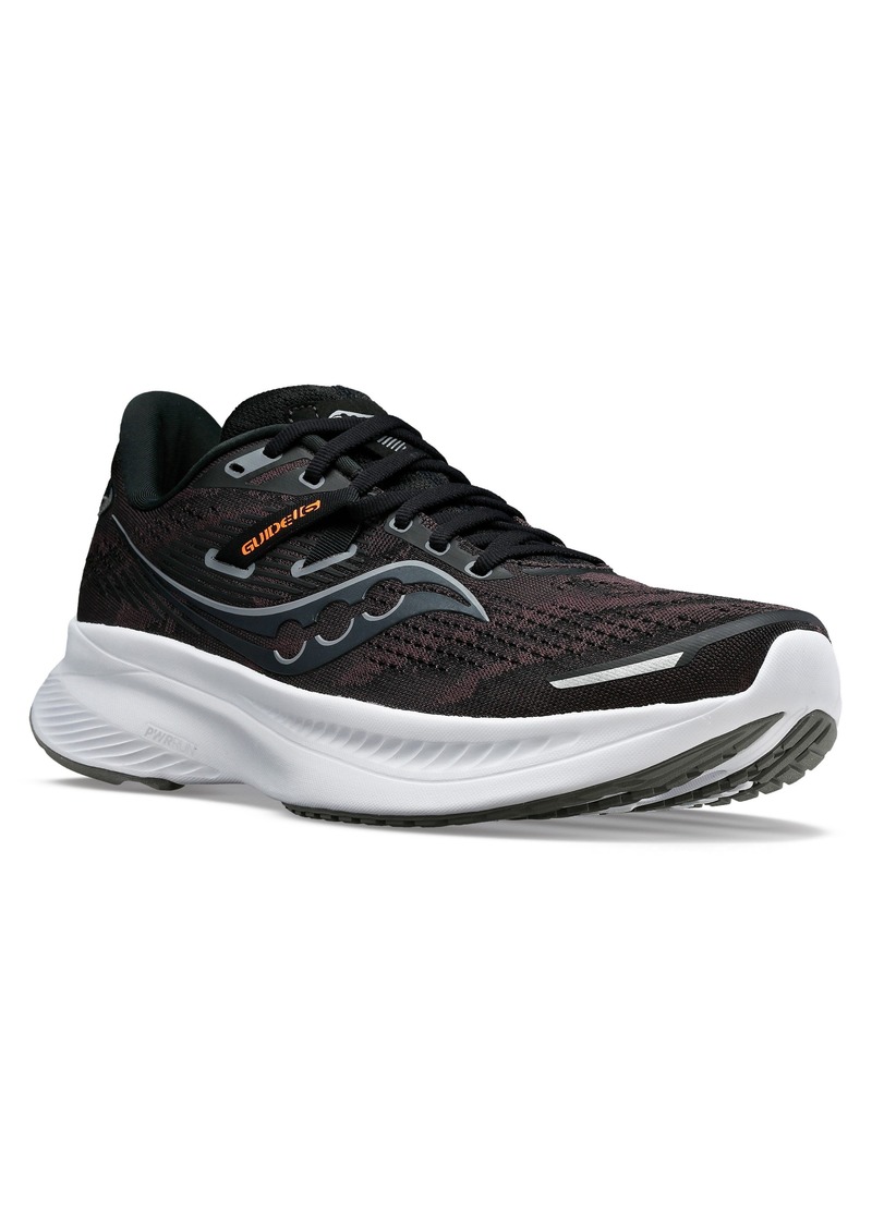 Saucony Guide 16 Running Shoe in Black/White at Nordstrom Rack