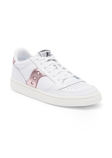 Saucony Jazz Court Low Top Sneaker in White/Pink at Nordstrom Rack