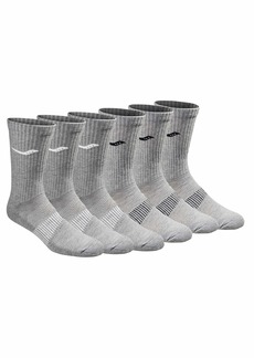 Saucony Men's Multi-Pack Mesh Ventilating Comfort Fit Performance Crew Socks