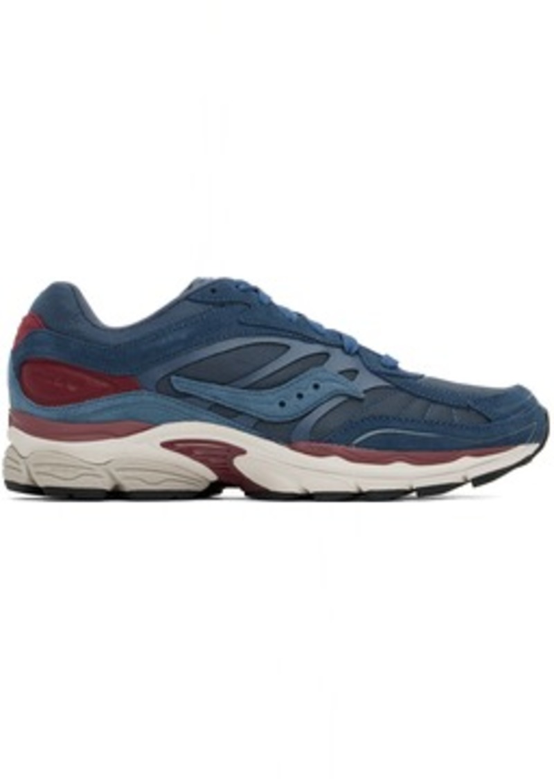 Saucony Navy & Burgundy ProGrid Omni 9 Sneakers