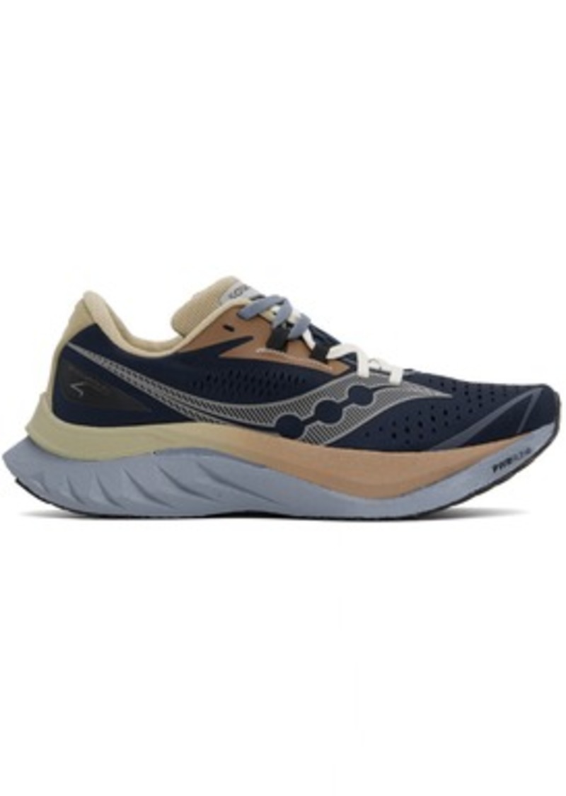 Saucony Navy Endorphin Speed 4 Sneakers