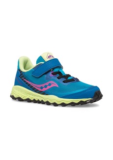 Saucony Peregrine 11 Shield A/C Water Repellent Hiking Sneaker in Turq Multi at Nordstrom