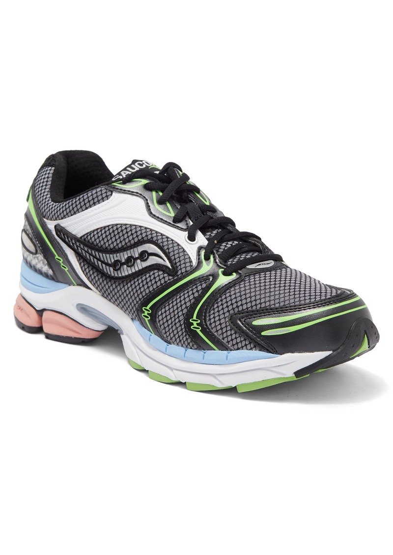 Saucony ProGrid Triumph 4 Sneaker in Black/White/Pink at Nordstrom Rack